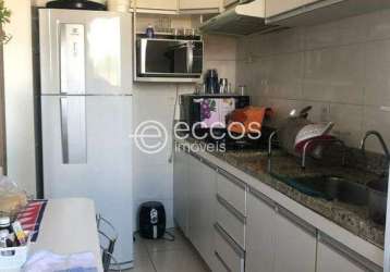 Apartamento à venda, 2 quartos, 1 vaga, jardim brasília - uberlândia/mg