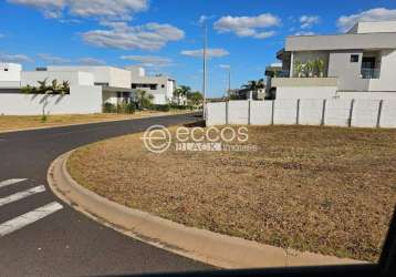 Terreno em condomínio à venda, nova uberlândia - uberlândia/mg