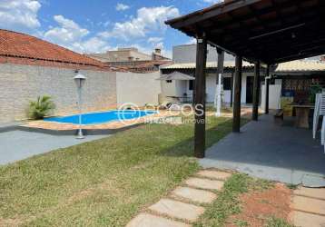 Casa à venda, 2 quartos, 1 suíte, 4 vagas, alto umuarama - uberlândia/mg