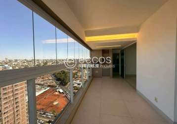 Apartamento para aluguel, 3 quartos, 3 suítes, 1 vaga, tubalina - uberlândia/mg