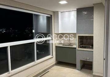 Apartamento para aluguel, 3 quartos, 3 suítes, 3 vagas, jardim colina - uberlândia/mg