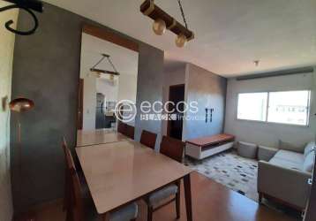 Apartamento para aluguel, 2 quartos, 1 vaga, shopping park - uberlândia/mg