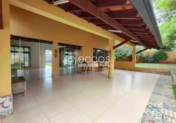 Casa para aluguel, 3 quartos, 1 suíte, 4 vagas, morada da colina - uberlândia/mg