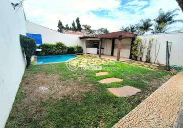 Casa para aluguel, 4 quartos, 2 suítes, 3 vagas, jardim karaíba - uberlândia/mg