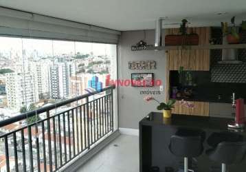 Apartamento em condomínio para venda no bairro vila dom pedro ii, 3 dorm, 1 suíte, 2 vagas, 108 m