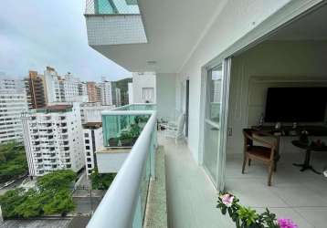Apartamento com 4 dormitórios à venda, 142 m² por r$ 749.000,00 - praia das pitangueiras - guarujá/sp