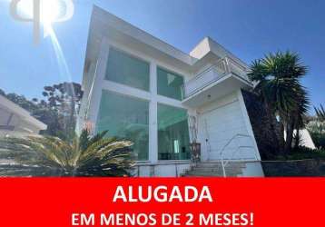 Casa com 5 dormitórios para alugar, 472 m² por r$ 15.950,00/mês - alphaville graciosa - pinhais/pr