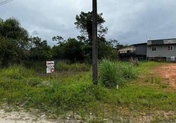 Terreno à venda, 384 m² por r$ 270.000,00 - praia do imperador - itapoá/sc