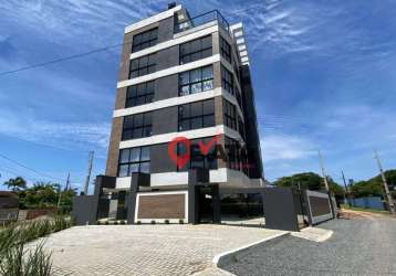 Apartamento alto padrão vista mar com 3 dormitórios à venda, 90 m² por r$ 1.092.000 - itapema do norte gleba - itapoá/sc