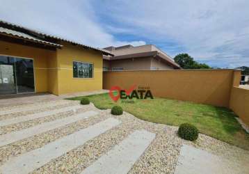 Casa com 3 dormitórios à venda, 82 m² por r$ 335.000,00 - mariluz - itapoá/sc