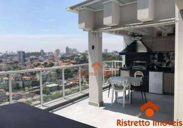 Cobertura com 3 dormitórios à venda, 125 m² por r$ 1.500.000,00 - centro - osasco/sp