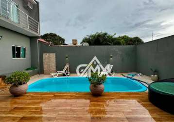 Casa com 3 dormitórios à venda, 240 m² por r$ 900.000,00 - jardim alvorada - cambé/pr