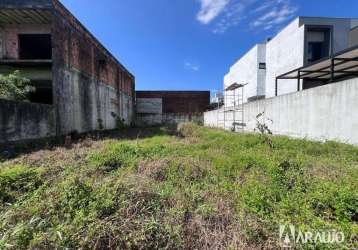 Terreno com 300m² no bairro dom bosco em itajaí