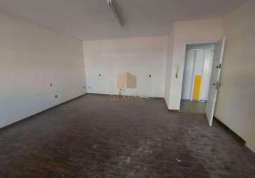 Sala para alugar em campinas, ponte preta, com 50 m²