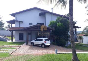 Casa à venda em campinas, parque rural fazenda santa cândida, com 4 suítes, com 407 m²