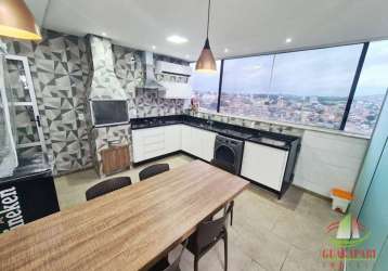 Cobertura com 3 dormitórios à venda, 118 m² por r$ 566.000,00 - candelária - belo horizonte/mg