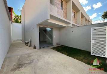 Casa 2 quartos com 2 suítes e 2 vagas à venda, 112 m² por r$ 510.000 - planalto - belo horizonte/mg