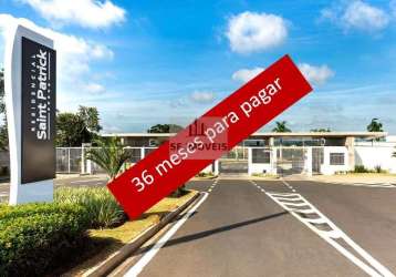 Excelentes terrenos de 1.000m², no residencial saint patrick, sorocaba/sp