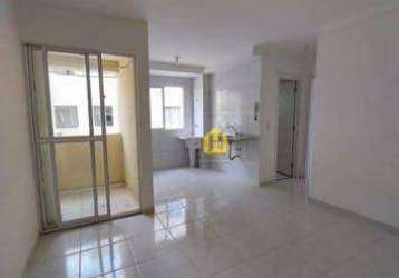 Apartamento com 2 dormitórios à venda, 47 m² por r$ 140.000,00 - passagem de areia - parnamirim/rn