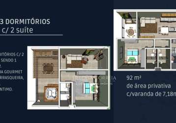 Apartamento à venda, 92 m² por r$ 720.000,00 - pirangi do norte (distrito litoral) - parnamirim/rn