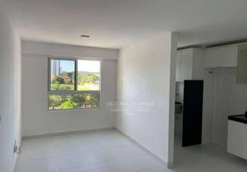 Apartamento com 1 dormitório para alugar, 40 m² por r$ 1.900,01/mês - lagoa nova - natal/rn