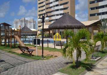 Apartamento para alugar, 56 m² por r$ 2.400,01/mês - pitimbu - natal/rn