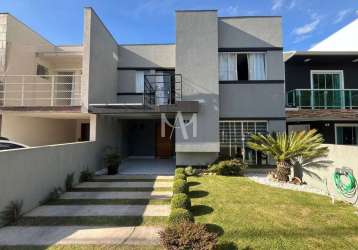 Casa em condomínio fechado com 3 quartos à venda na rua frederico stella, 358, cachoeira, curitiba por r$ 749.900