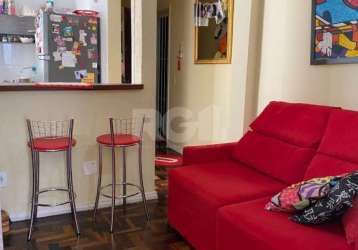 &lt;p&gt;apartamento com 2 dormitório, living com cozinha americana, área de serviço separada, apartamento já foi reformado, posição solar norte. prédio com elevador, localizado junto a mais nova atra