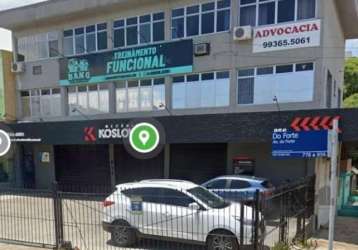 Conjunto amplo com 160 m2, locado para academia, na av do forte.&lt;br&gt;salão localizado no primeiro andar, atualmente está locado para uma academia.&lt;br&gt;valor do aluguel r$ 2.300,00.&lt;br&gt;