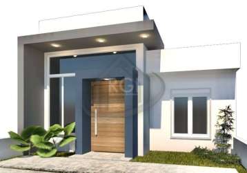 Vende excelente casa no modelo térreo, sendo pé direito duplo e um design moderno. &lt;br&gt;o imóvel conta com 3 dormitórios amplos sendo uma suíte. amplo espaço interno e um acabamento de alto padrã