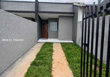 Casa para venda em curitiba, santa rita, 2 dormitórios, 1 banheiro, 2 vagas