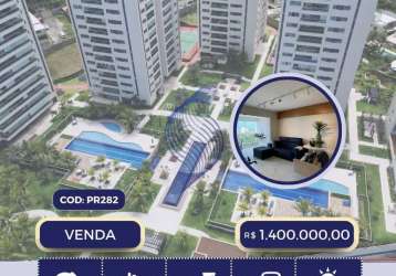 Apartamento condomínio hemisphere 360º - 140m²  - 3 suítes  – pituaçu – salvador/ bahia