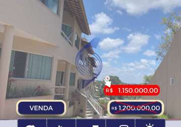 Vendo casa triplex 240 m² | 03 suítes | al mare residencial| patamares i salvador | ba