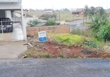 Terreno à venda, 250.20 m2 por r$100000.00  - nova cambe - cambe/pr