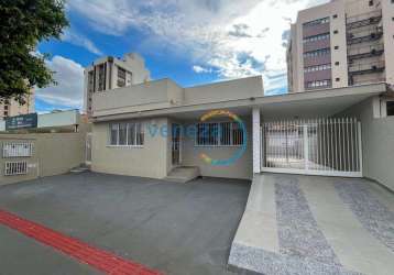 Casa comercial para alugar, 150.00 m2 por r$4000.00  - aurora - londrina/pr