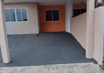 Casa com 2 dormitórios à venda, 45 m² por r$ 260.000,00 - santa terezinha - fazenda rio grande/pr