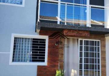 Sobrado com 2 dormitórios à venda, 65 m² por r$ 310.000 - iguaçu - fazenda rio grande/pr