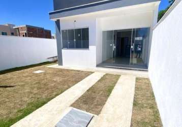 Lançamento em cabo frio: casa 2 quartos a 5 minutos da praia