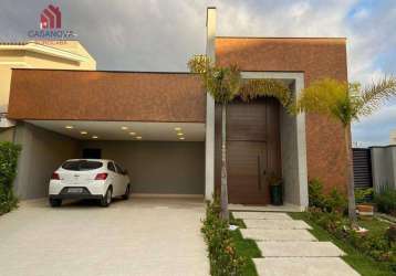 Casa com 3 dormitórios à venda, 220 m² por r$ 1.650.000,00 - condomínio mont blanc - sorocaba/sp