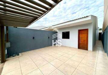 Casa com 1 suíte + 2 dormitórios à venda, 98 m² por r$ 550.000,00- pioneiros catarinenses - cascavel/pr