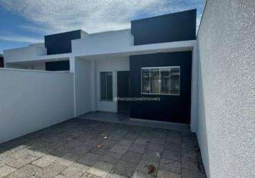 Casa com 2 dormitórios à venda, 60 m² por r$ 250.000,00 - barcelona - cascavel/pr