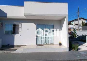 Casa com 2 dormitórios à venda, 63 m² por r$ 255.000,00 - fortaleza alta - blumenau/sc