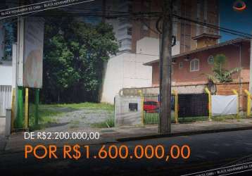 Terreno à venda, 813 m² por r$ 1.600.000,00 - victor konder - blumenau/sc