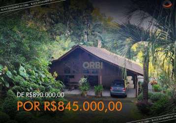 Casa com 3 dormitórios à venda, 173 m² por r$ 845.000,00 - ponta aguda - blumenau/sc