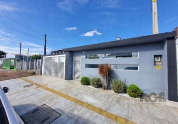 Linda casa 3 quartos todos suíte no bairro parque amador, esteio, rs.  &lt;br&gt;casa 3 dormitórios sendo todos suíte, banheira no quarto de casal, sala/cozinha conceito aberto com lareira, área de se