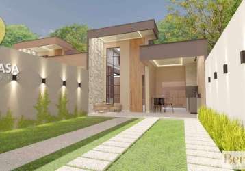 Casa linear 3 quartos (1 suíte) - morada de laranjeirasà venda por r$ 890.000