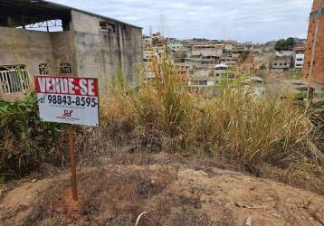 Lote  a venda bairro tiradentes ipatinga