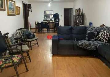 Apartamento à venda, 04 dormitórios, vista mar, porteira fechada no boqueirão, santos-sp