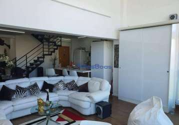 Apartamento duplex com 2 dormitórios à venda, 133 m² por r$ 1.500.000 - vila ema - são josé dos campos/sp