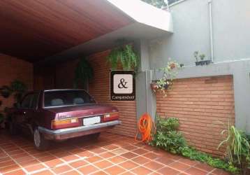 Casa para venda em campinas, jardim brasil, 3 dormitórios, 1 suíte, 5 banheiros, 3 vagas